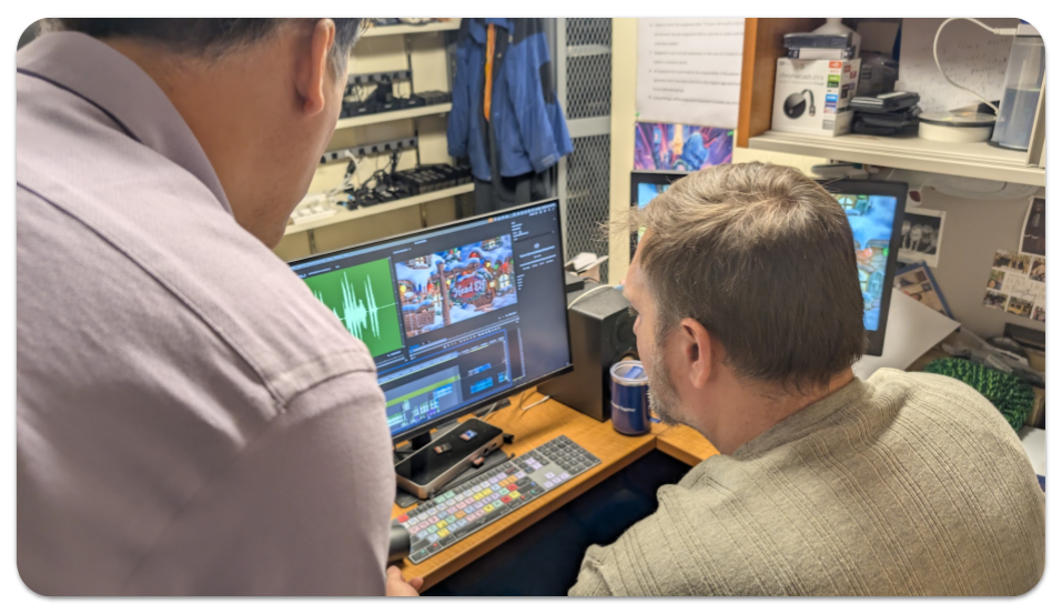 Holiday Card - Behind the Scenes